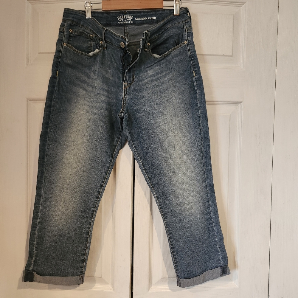 Levi's Modern Capri Jeans - Blue